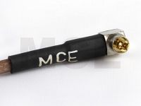 RG 316 with Lucent Male to RP SMA Female Bulkhead 10cm