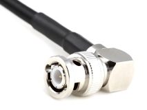 Aircell 7 Coaxial Cable Assemblies with BNC Male R/A to SMA Male, 1m