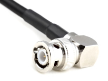 Aircell 7 Coaxial Cable Assemblies with BNC Male R/A to SMA Male, 0,5m