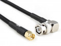 H 155 Coaxial Cable assembled with BNC Male R/A to SMA Male, 10m