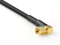 H 155 Coaxial Cable assembled with SMA Male R/A to SMA Male, 1,5m