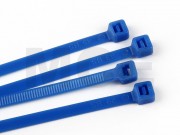 Kabelbinder Blau 2,5mm x 100mm, Beutel mit 100 Stück