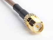 Lucent Male R/A, RP SMA Female, RG 316 - 100cm