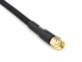 H 155 PE WLAN Coaxial Cable assembled with RP SMA Male to SMA Male, 30m