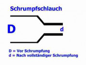 Schrumpfschlauch orange 16,0 / 8,0 mm, Box 4,5m TOPCROSS
